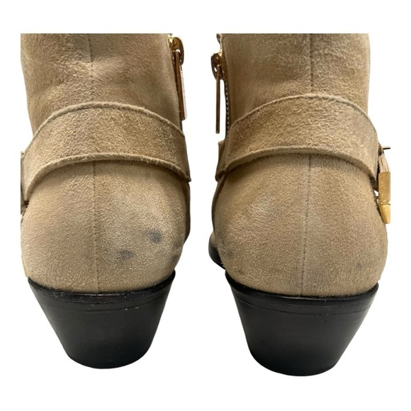 Anine Bing Bianca Tan Suede Studded Harness Casual Bohemian Ankle Boots Women 39 - Picture 8 of 15